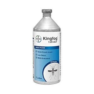Bayer Kingfog 1.25% ULV -1 LTR- Use for Flying Insects, Pests Like Mosquitoes and Houseflies by Thermal or Ultra Low Volume Fogging