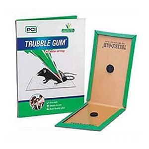 PCI TRUBBLE Gum-Rats/Mouse Non-Toxic Glue Trap- Use for Rats Control Eco Safe, Ready to use Glue (Pack of 10 Pieces)