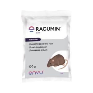 Rocumin Sure Bait-100Gms Use for Rats Control (Pack of 5 Pouches)